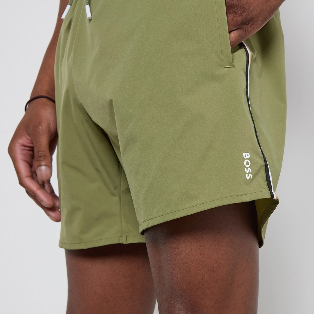 Hugo Boss Iconic Stretch-Shell Swimming Trunks - M
